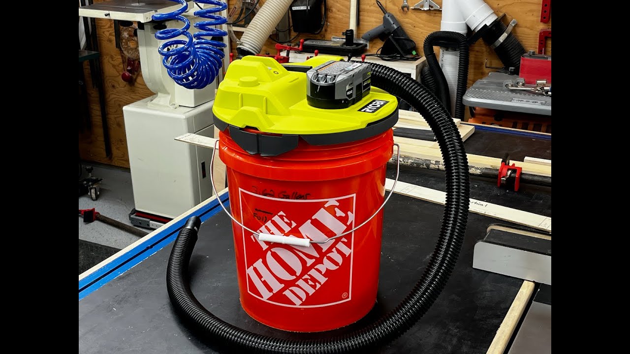 Ryobi 18v One+ Bucket Top Wet/Dry Vacuum PCL 732