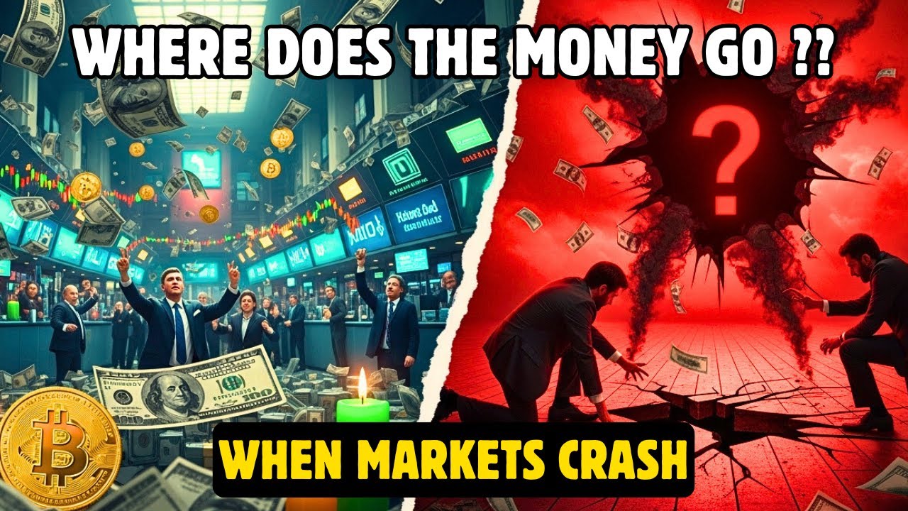 When Markets Crash, Where Does The Money Actually Go?