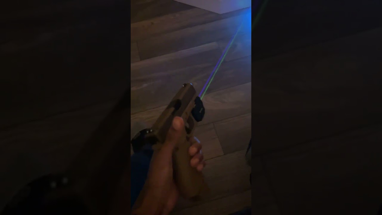 Glock 19x dual beam strobe light