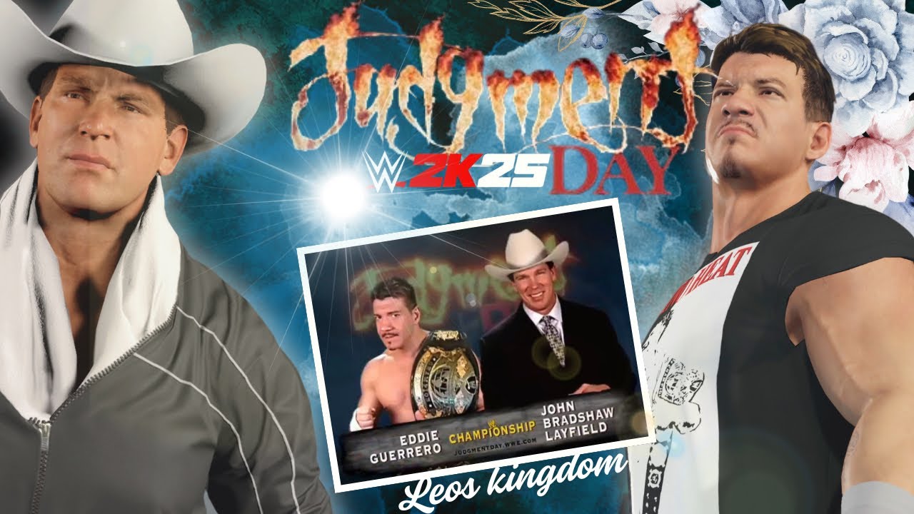 WWE 2K25 - Eddie Guerrero VS JBL Judgment Day 2004