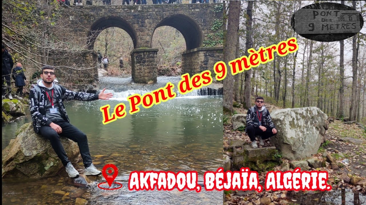 Le Pont des 9 m&egrave;tres Akfadou, B&eacute;ja&iuml;a, Alg&eacute;rie