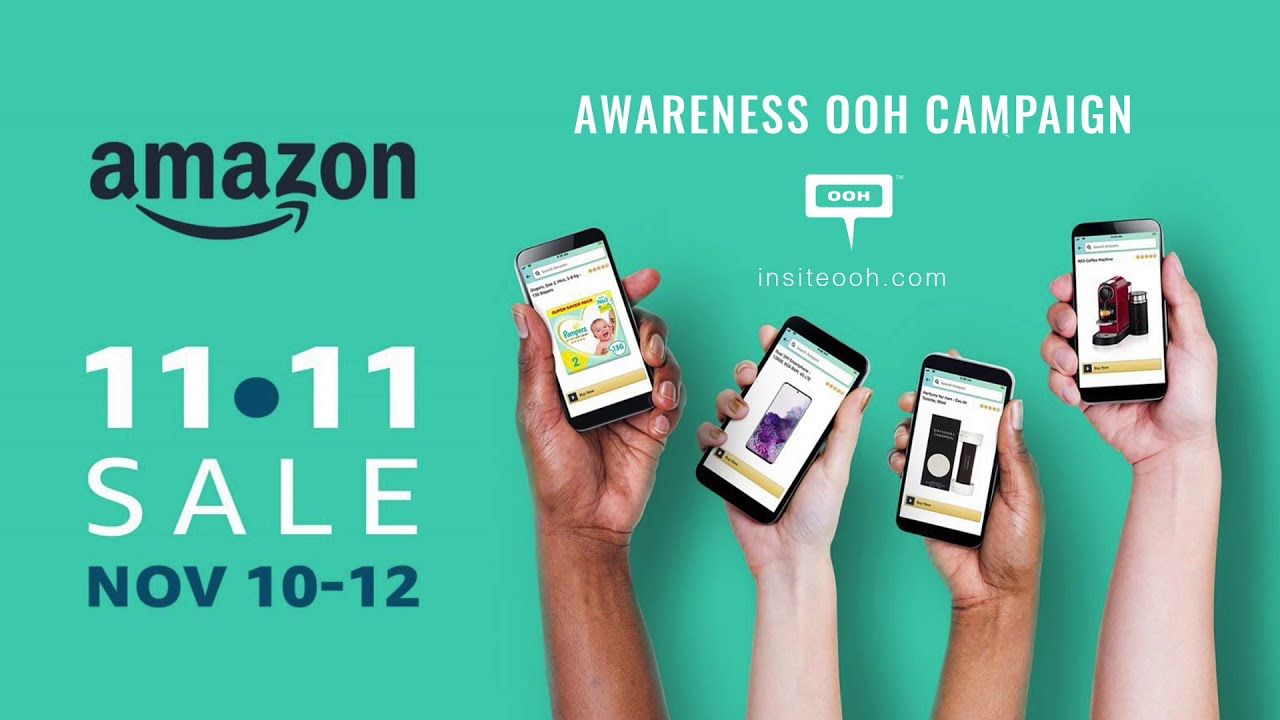 &ldquo;Shop deals and save more&rdquo; on Amazon&rsquo;s 11.11 sales mania across Dubai&rsquo;s billboards