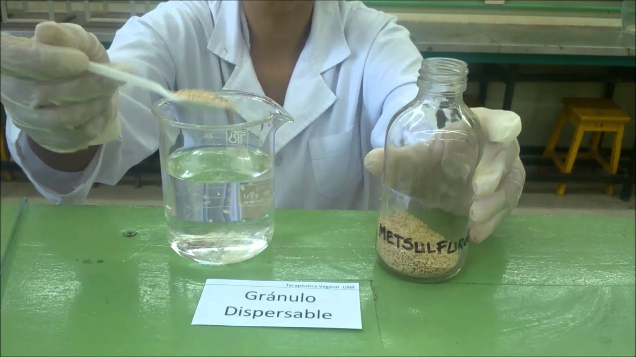 Gr&aacute;nulos dispersables