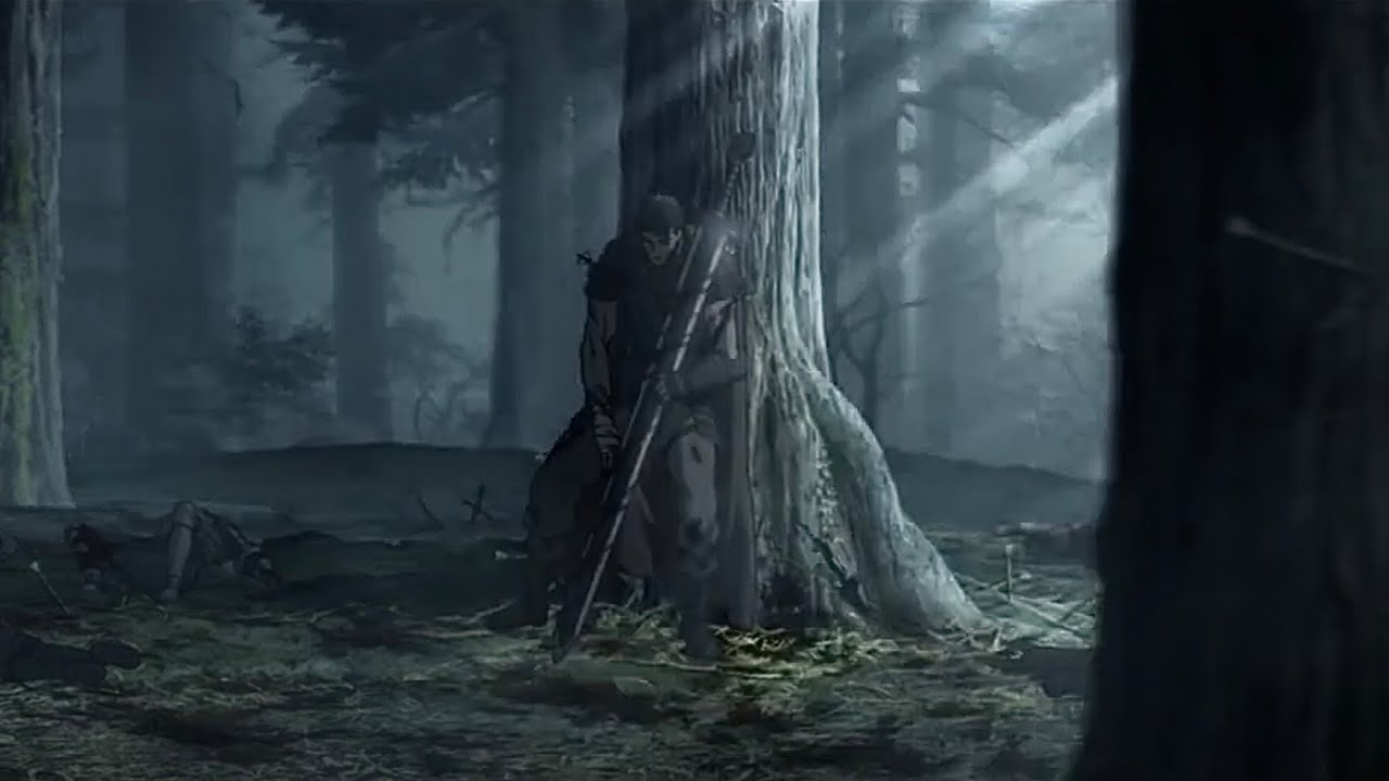 berserk - guts vs 100men