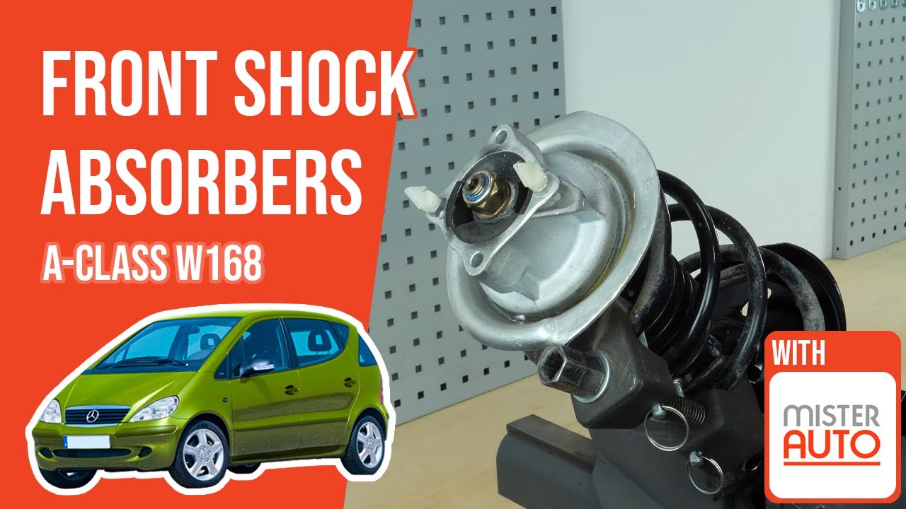 How to replace the front shock absorbers A-Class W168 ➿