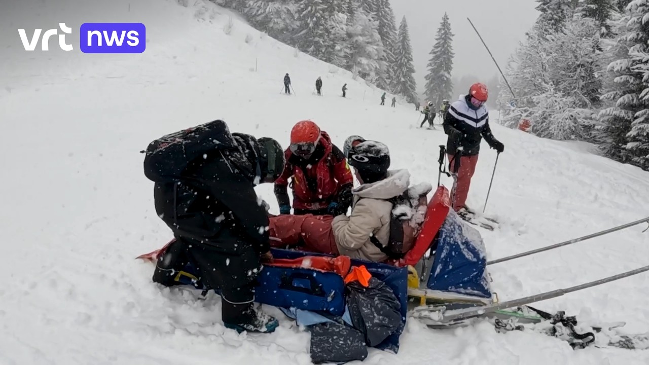 VRT NWS in het spoor van reddingsdienst in Franse Alpen