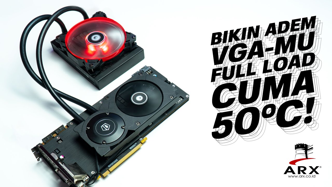 BIKIN DINGIN VGA PAKE WATER COOLING Feat. ID-Cooling Frostflow 120VGA & Thermal Grizzly Conductonaut