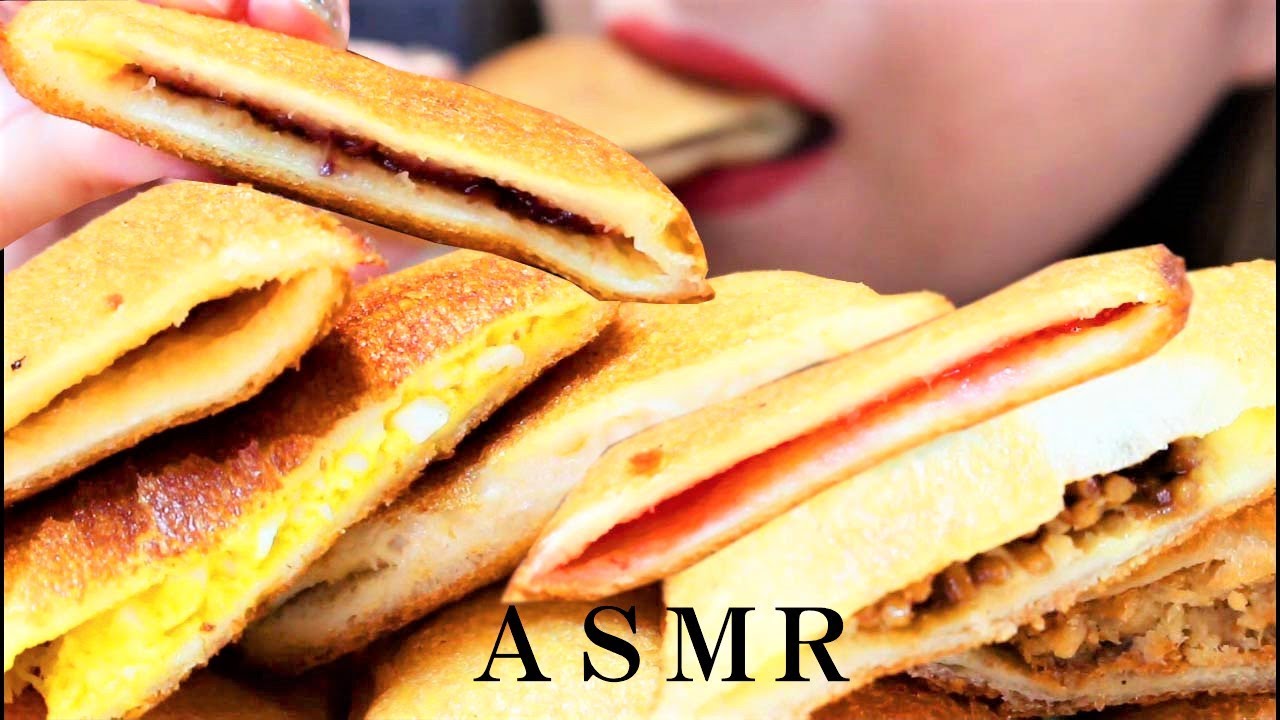 【咀嚼音/ASMR】揚げランチパックを食べる。無限揚げパン。Fried bread/튀긴 빵/プチ大食い/EatingSounds/ Mukbang