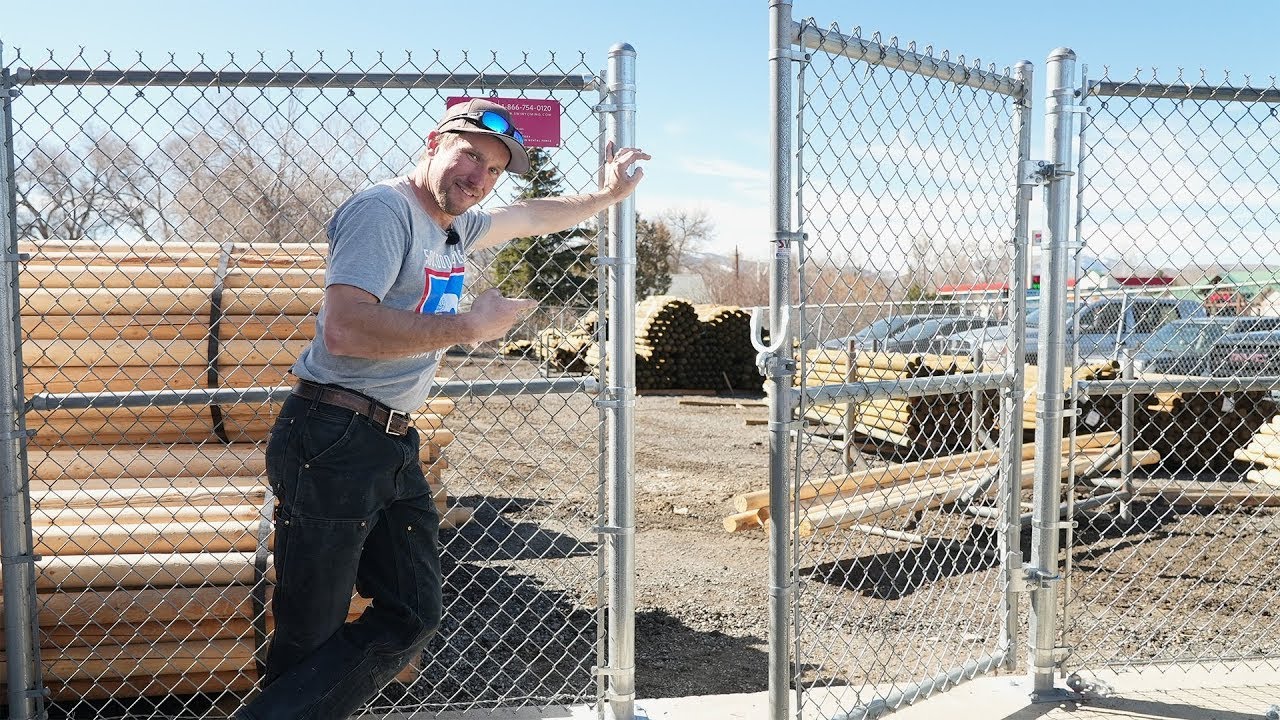Shucks! Adding A Gate To Existing Chain Link Fence