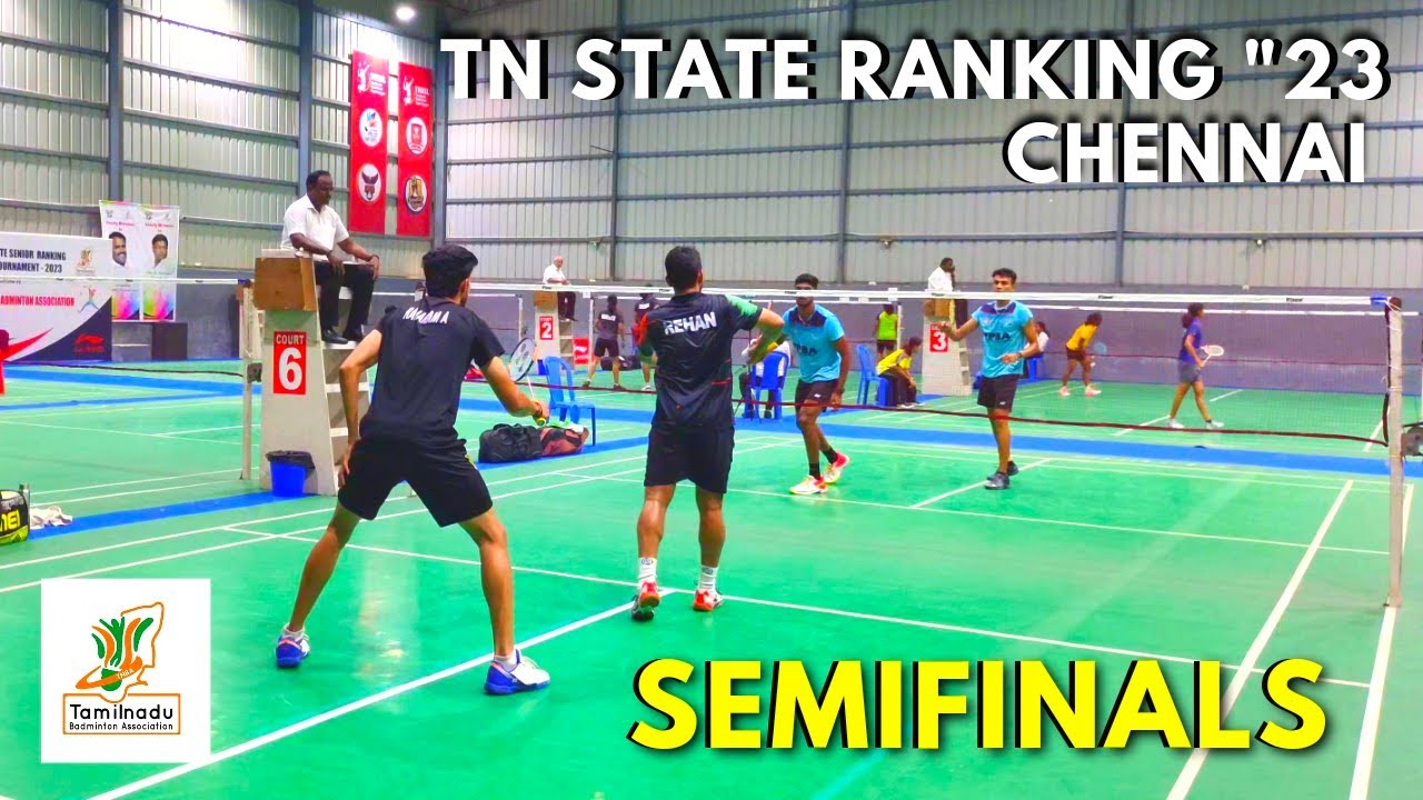 SEMIFINALS - MOHAMMAD REHAN & ARJUN KRISHNAN vs SANTHOSH MAURYAN | TN STATE RANKING TOURNAMENT 2023