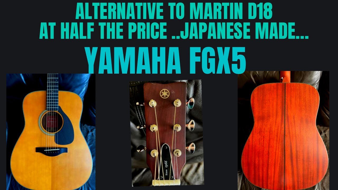 Обзор гитары YAMAHA FGX5 2023 года в Сингапуре 🇸🇬