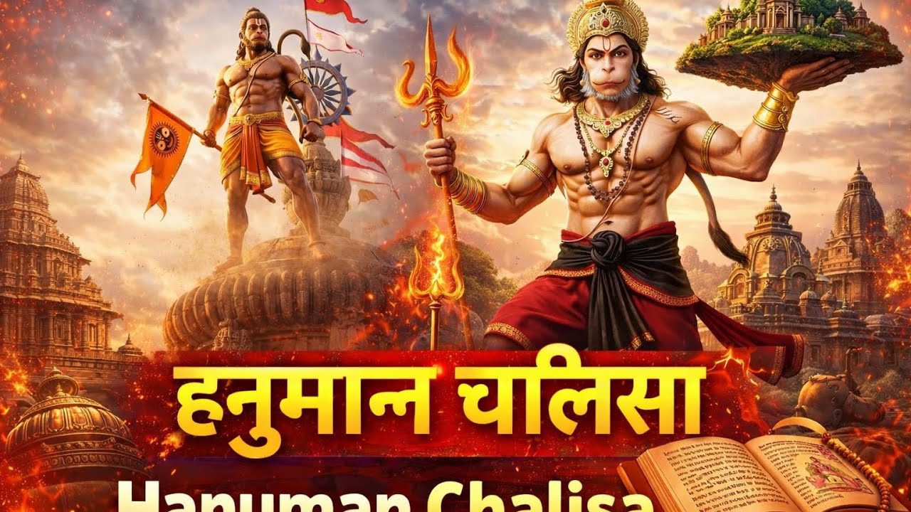 Hanuman Chalisa Full Song | Jai Hanuman Gyan Gun Sagar | Hanuman Chalisa Hindi  Ishwar Bhakti 01🚩