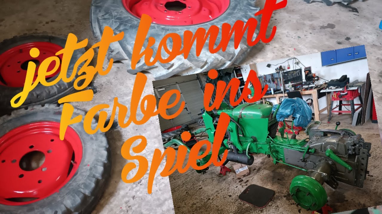 Deutz d40.2 Jetzt wird Lackiert