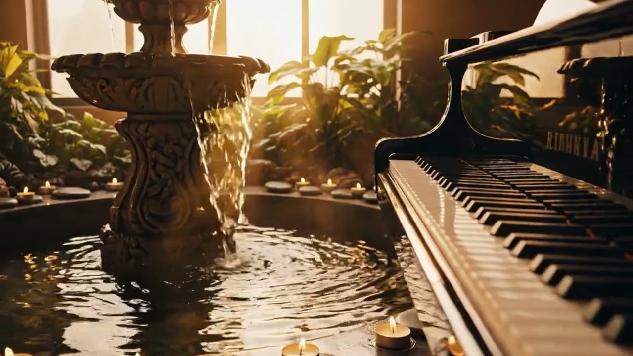 Bamboo Water Fountain Ambience for Meditation Deep Sleep Nature Sounds relaxing