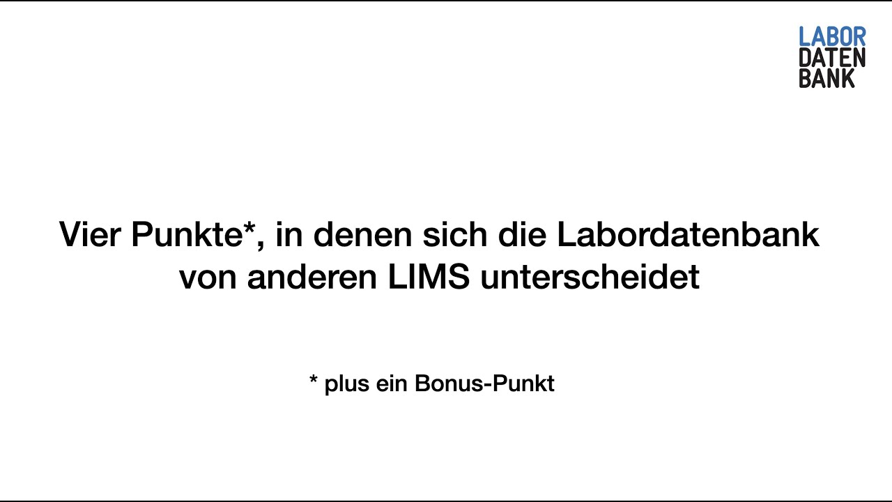 LIMS Forum 2020: Vier Punkte, auf die es bei der Auswahl eines LIMS ankommt