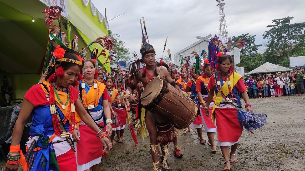 Tutsa Pongtu Kuh celebrate on 11 April 2022/at Changlang HQ. Arunachal Pradesh Northeast India.