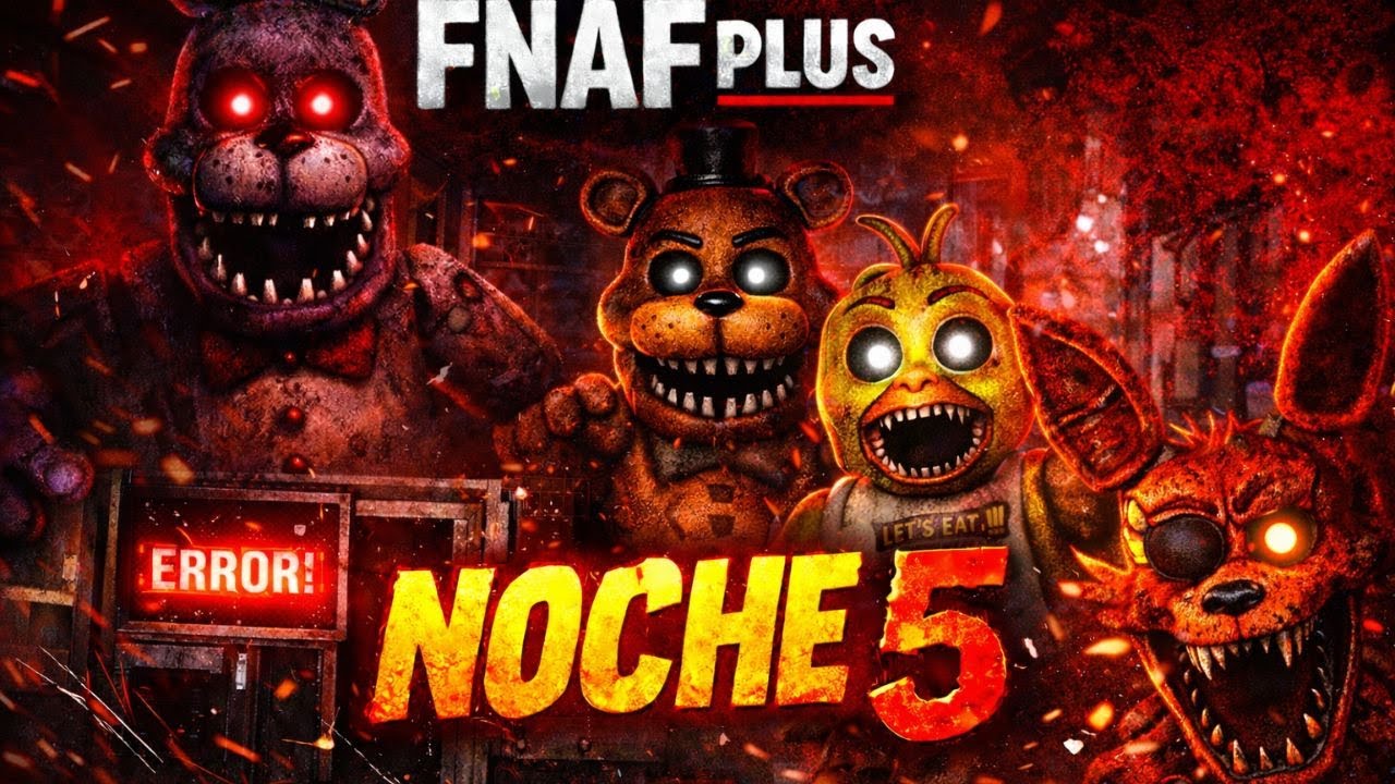 La NOCHE 5 de FNAF PLUS fue un INFIERNO