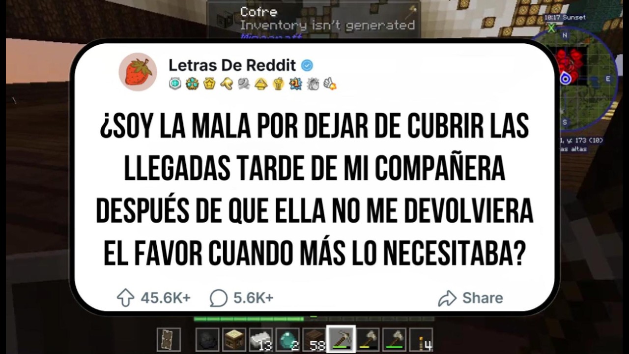 SOY LA MALA POR DEJAR DE CUBRIR LOS ATRASOS DE MI COMPAÑERA PORQUE NO ME DEVOLVIÓ EL FAVOR