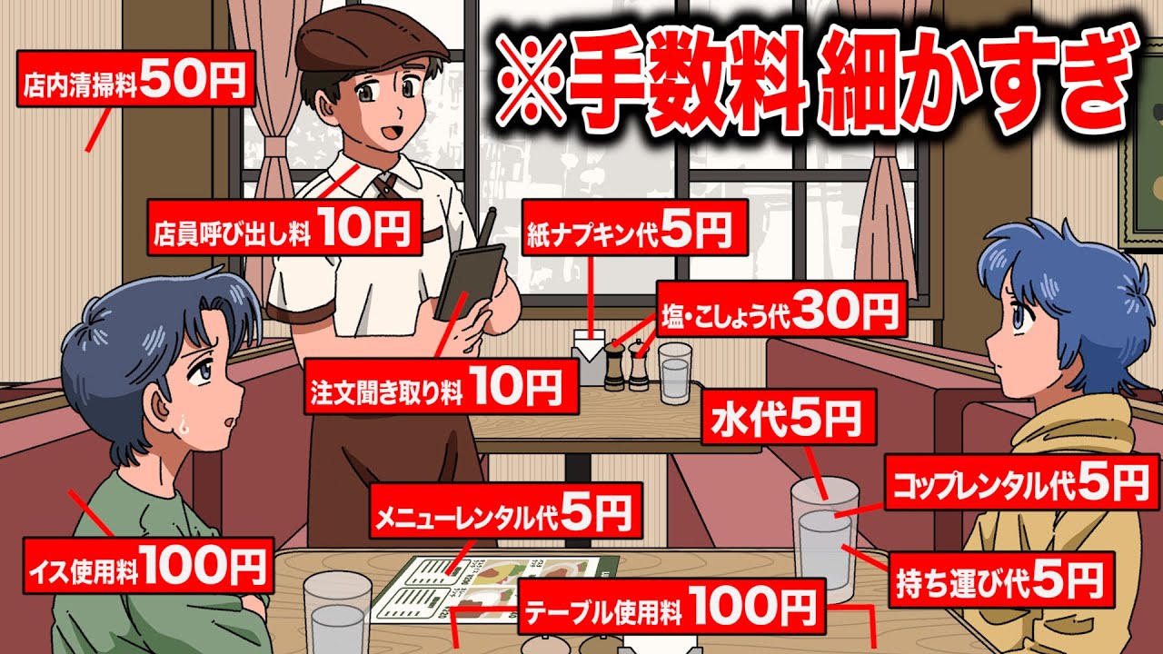 金額設定ダルすぎるレストラン【アニメ】【コント】