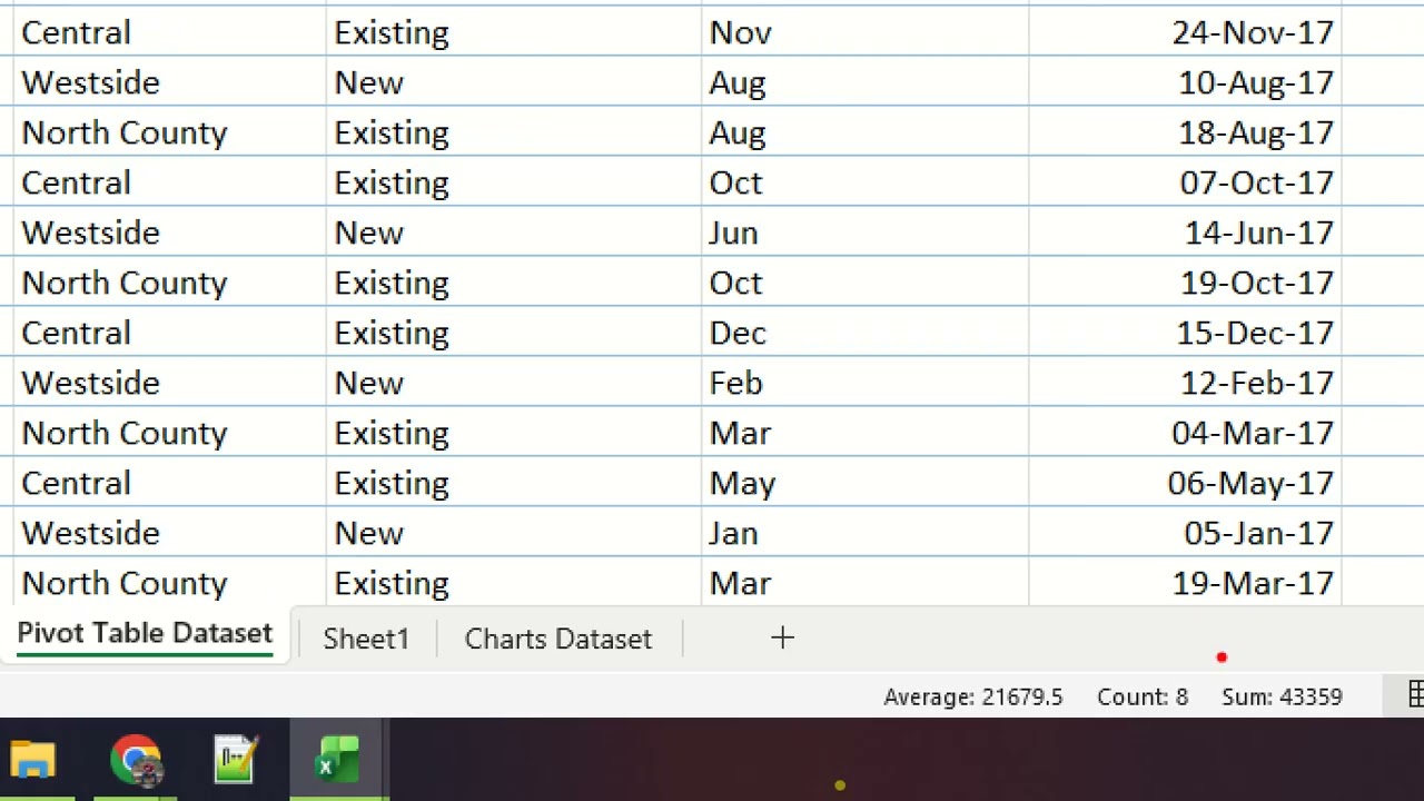DA8 Excel Day 6 - Pivot Table
