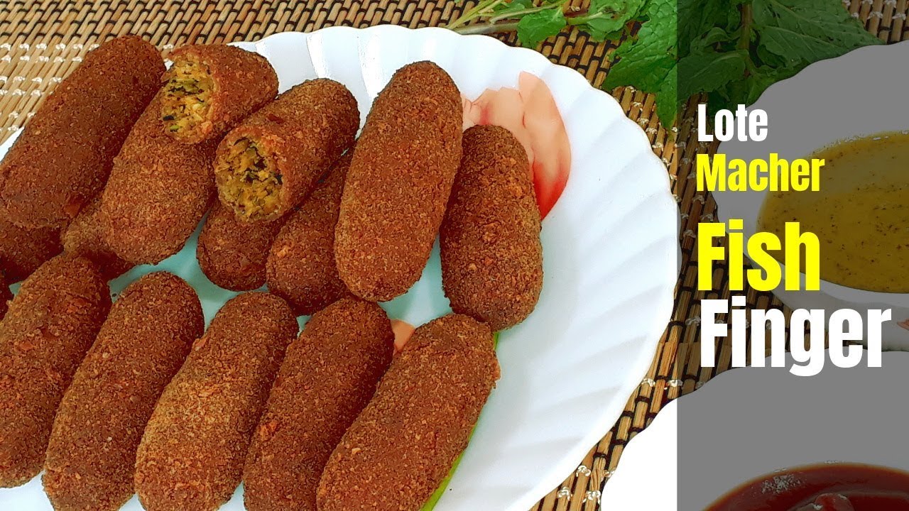 লোটে মাছের ফিশ ফিঙ্গার / Lote Macher Fish Finger / Bombay Duck / Recipe #101