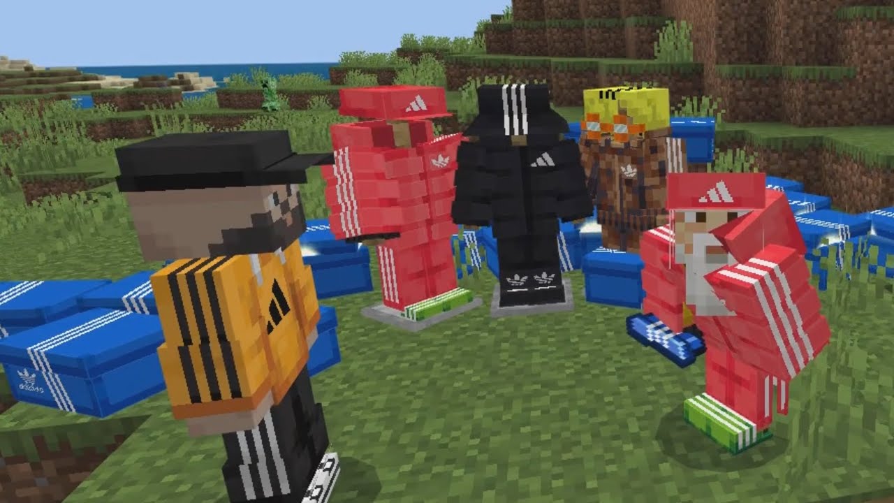 Броня Adidas в Minecraft!! | Дополнение Adidas Adventures от Minecraft, часть 2