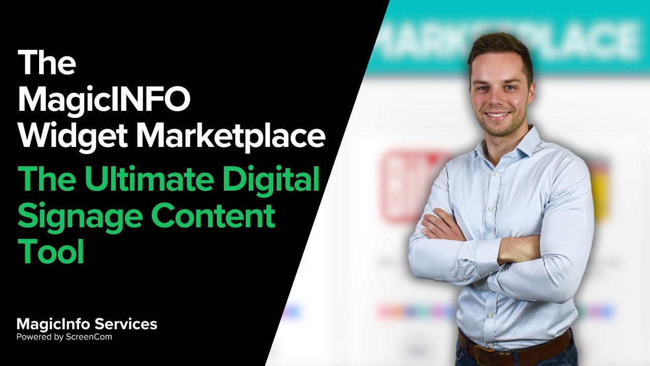 Create Impactful Digital Signage Content with the MagicINFO Widget Marketplace
