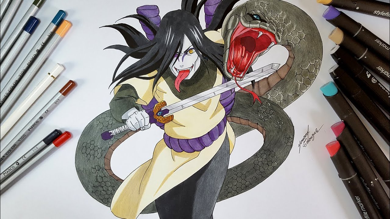 Drawing Orochimaru