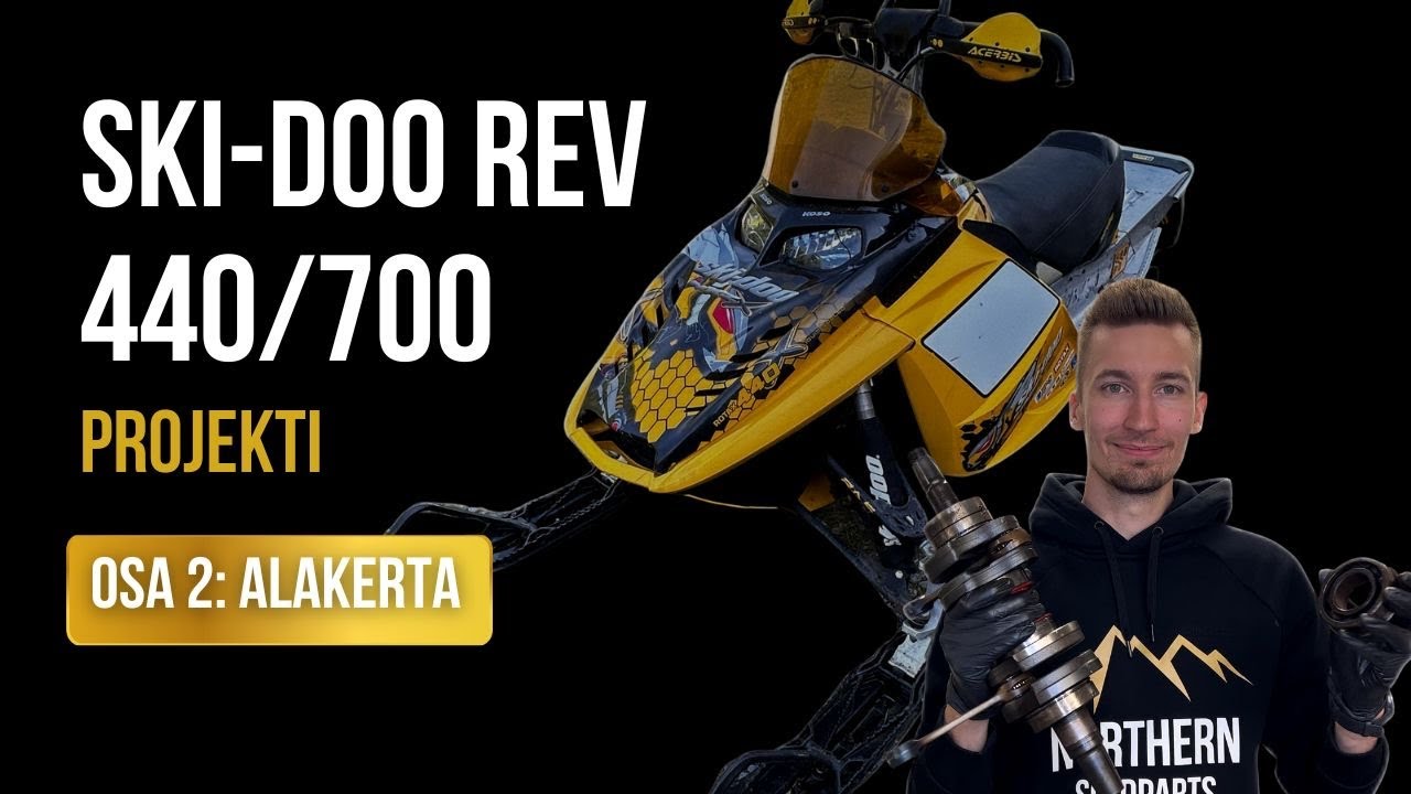 Kasataan Moottorin Alakerta | Ski-Doo Rev 440/700 Projektin Osa 2