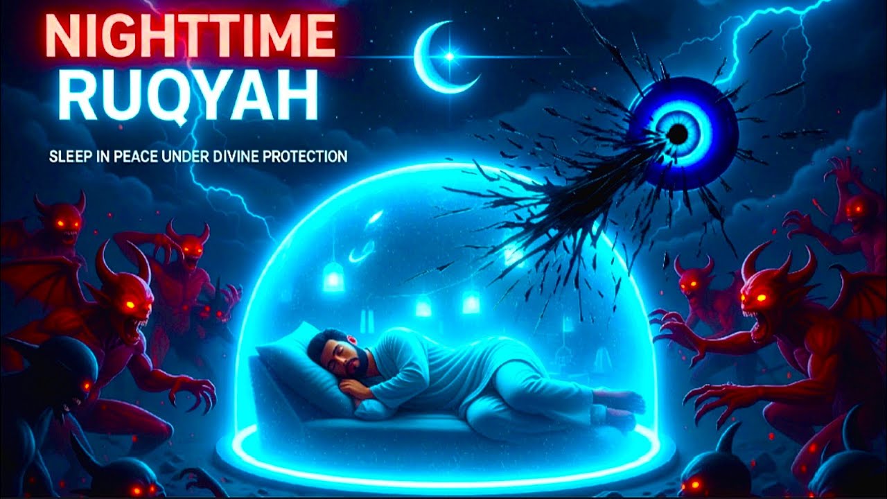 Ruqyah for Safe Sleep 😴Dua Before Sleeping for Protection from Evil & Fear Ruqyah for Insomnia ruqya