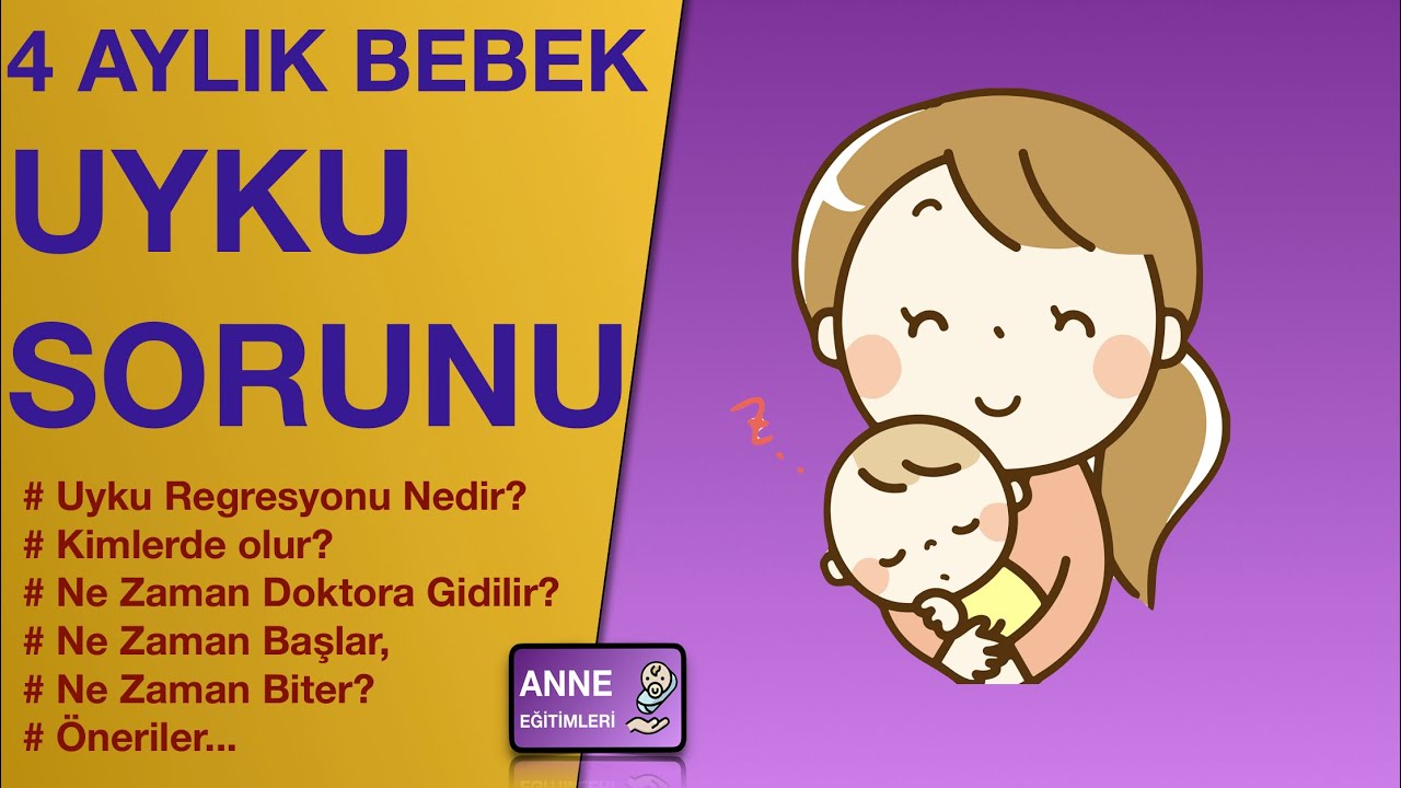 4 Aylık Bebekte UYKU SORUNU (Neden olur, Ne zaman Geçer, Ne Yapmalı...)
