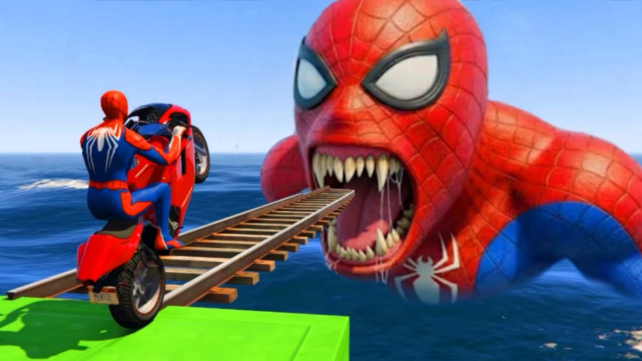 Spiderman vs Batman سبايدر مان ضد باتمان ضد آيرون مانvs Superman | GTA 5 Superheroes Funny Gameplay