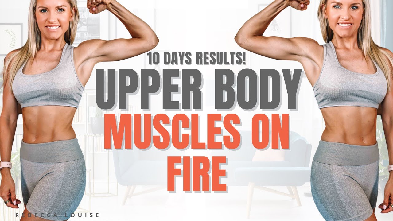 Muscles On Fire Upper Body Sculpt Workout - 30 DAY RESULTS!