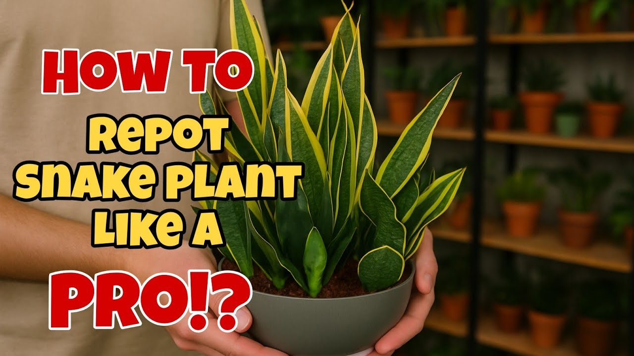 How to Repot Snake Plants 🪴 & Style Them for Beautiful Home Decor 🏡✨