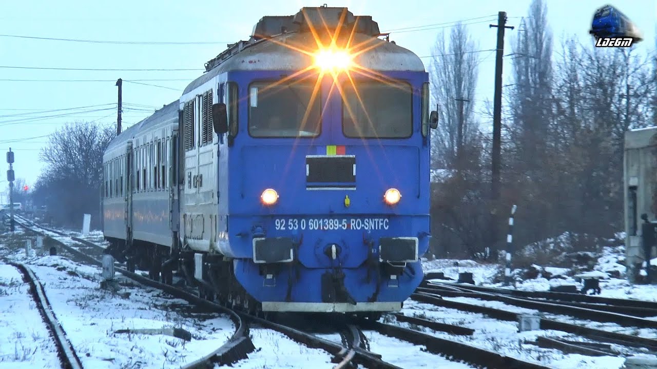🚂 060-DA 60-1389-5 & R3115 Timișoara Nord-Arad-Oradea in Gara Oradea Vest Station - 17 January 2022