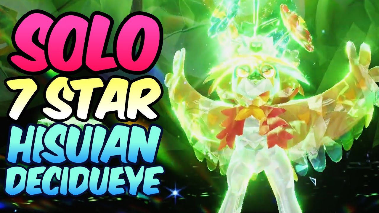 How to SOLO 7 Star Hisuian Decidueye raids in Pokemon Scarlet Violet