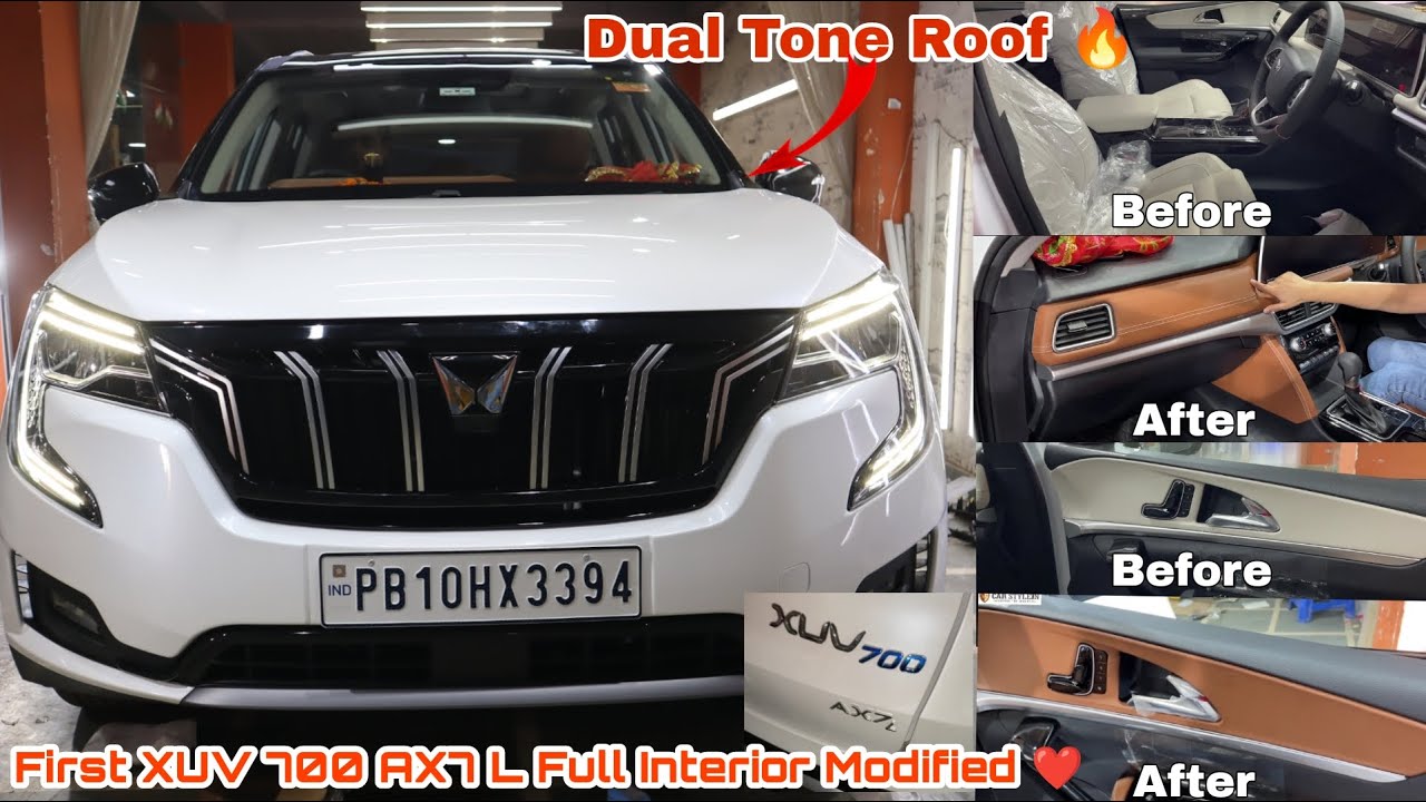 India's First XUV700 AX7 Luxury😬 | Full Interior & Exterior Modified with Garware PPF & more..