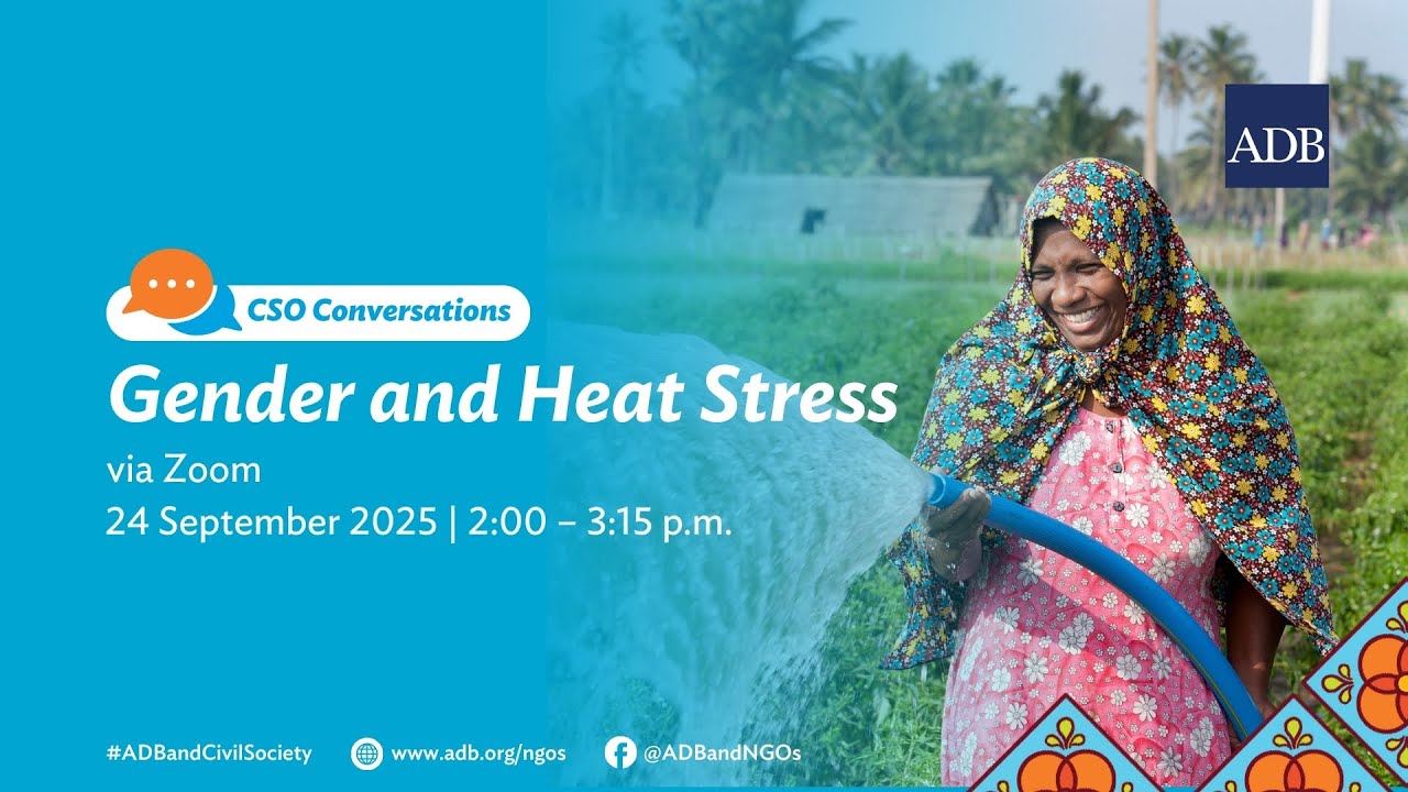 CSO Conversations: Gender and Heat Stress - 24 September 2025