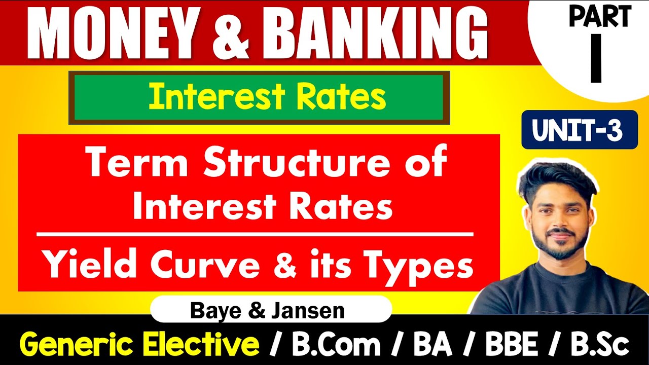 Yield Curve & its Types | Term Structure of Interest Rates | Money & Banking | GE, B.Com H, BA, Bsc