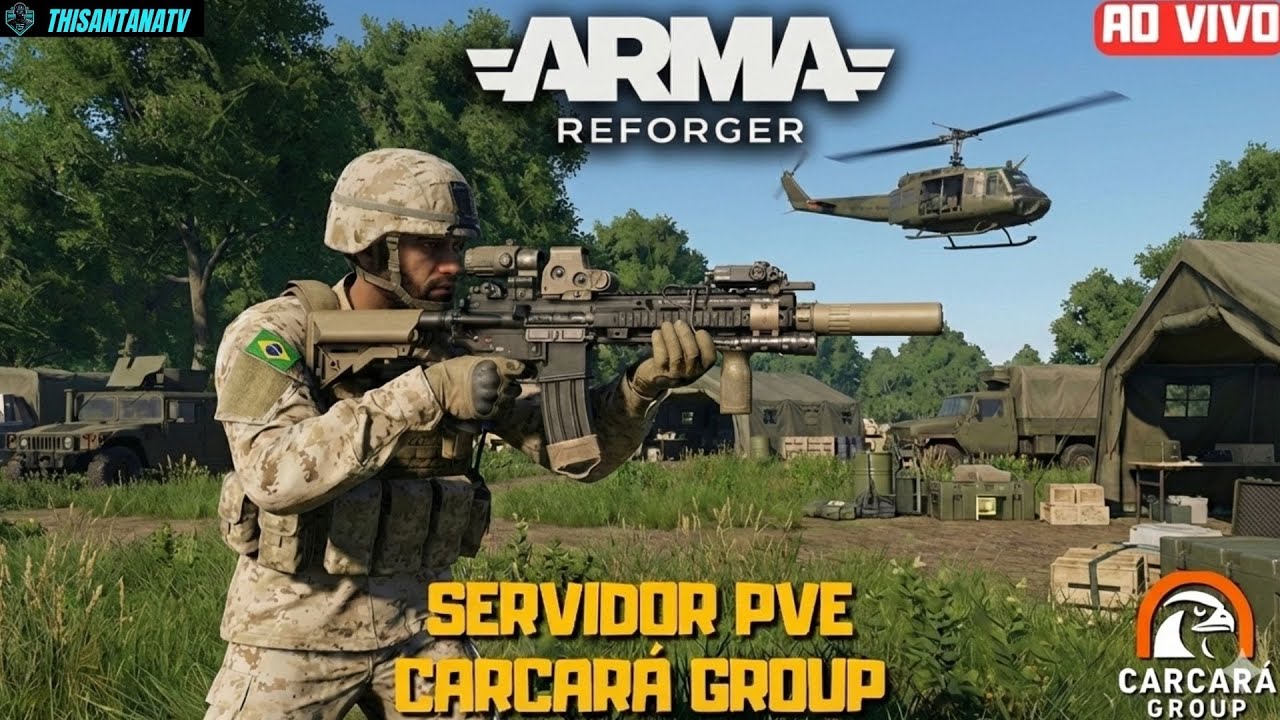 TO VICIADO NESSE SIMULADOR DE GUERRRA! Operação PvE no Servidor Carcará Group | Arma Reforger