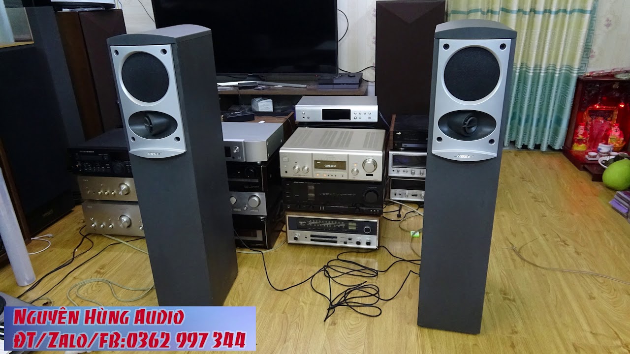 bass rung nhà với Bose 701 series II,tích hợp sub điện 520watt