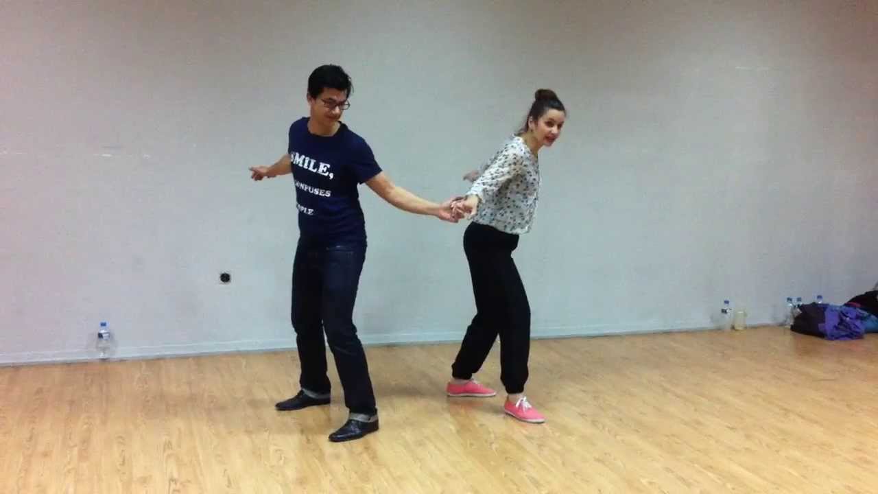 Ali & Katja Lindy Hop Workshop [Intermediate - Day 1] - Athens, Greece