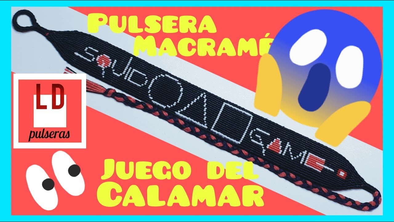 ⚠️Pulsera Macramé ‼️Juegos del Calamar⚠️