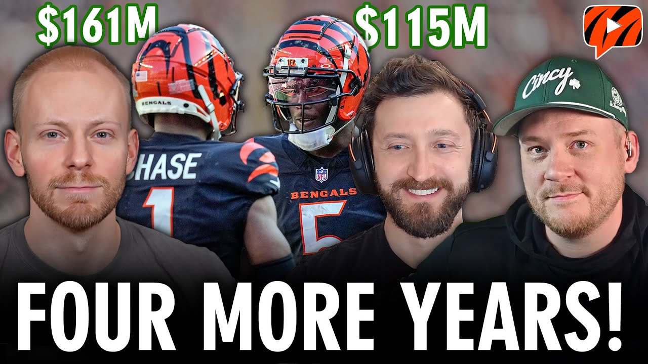 Cincinnati Bengals Signing Ja'Marr Chase and Tee Higgins to RECORD-BREAKING EXTENSIONS