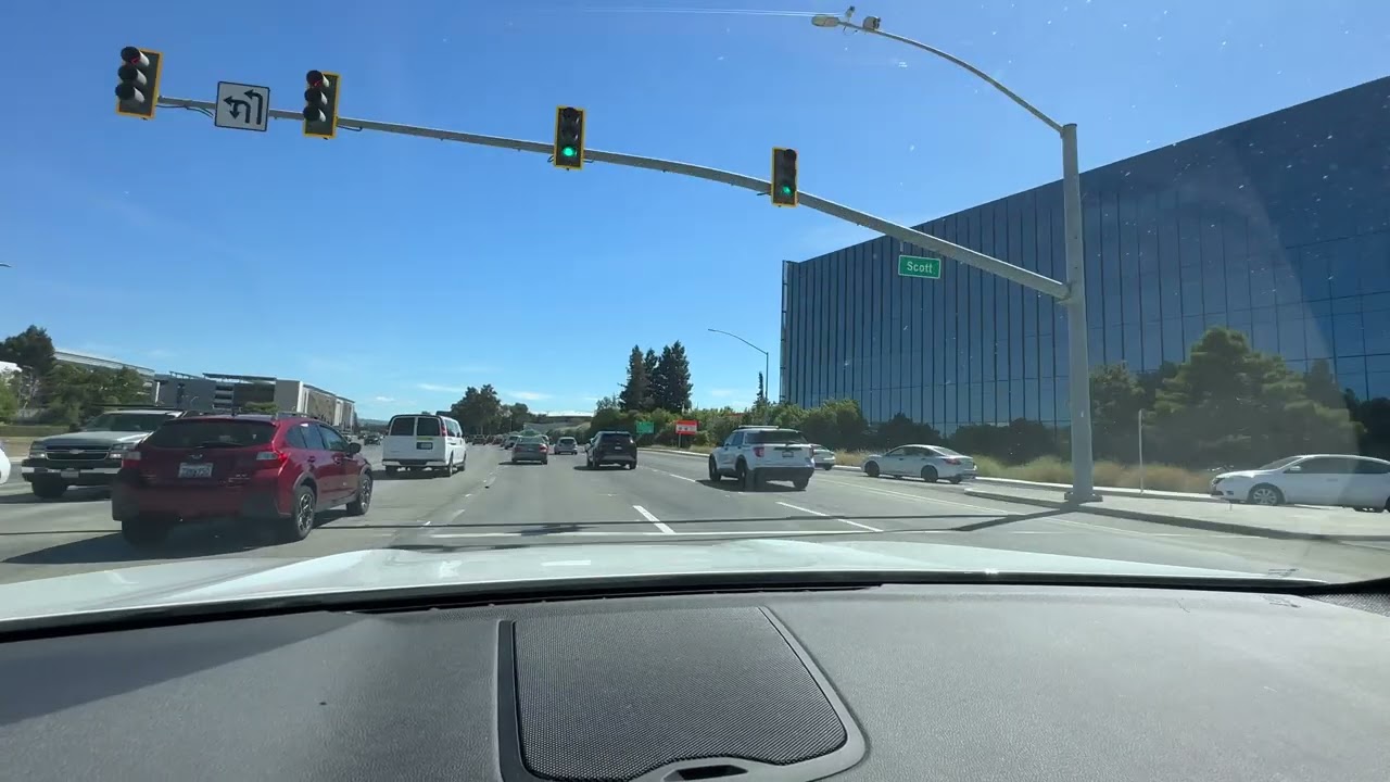 Santa Clara to Skechers Store | Real-Time Drive on El Camino Real, California