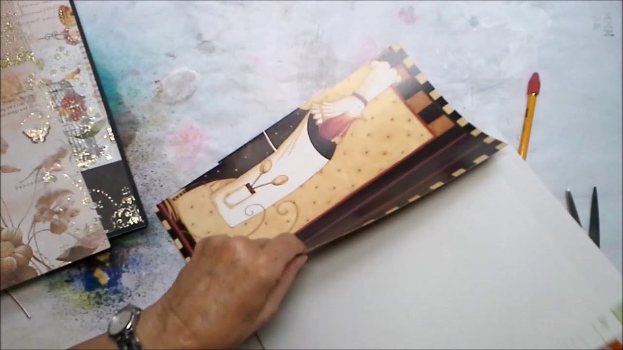 Recycling Old Calendars and Planners-beaded spine art journal