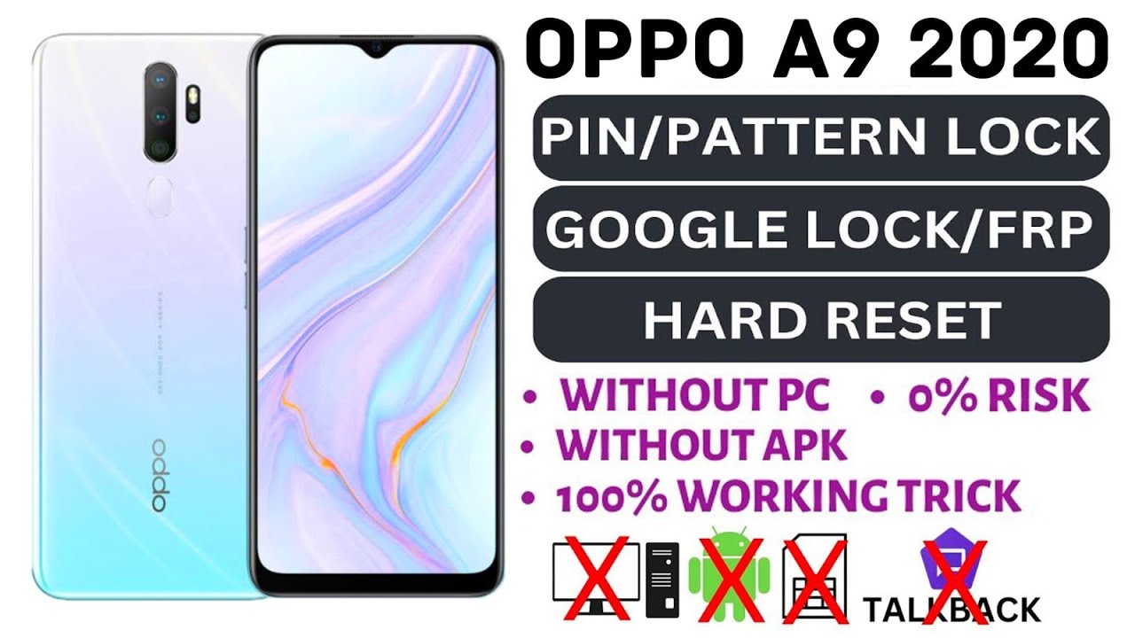 OPPO A9 2020 UNLOCK || OPPO A9 FRP BAYPASS || OPPO A9 HARD RESET || WITHOUT PC/APK BY MR PHONE
