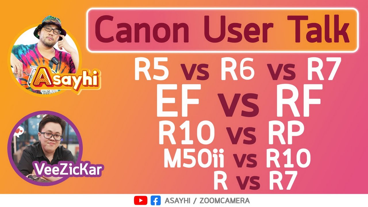 Canon User Talk ตกลงเราใช้กล้อง เลนส์ จับคู่ เลือกซื้อแบบไหนดี versus กันนัวๆ