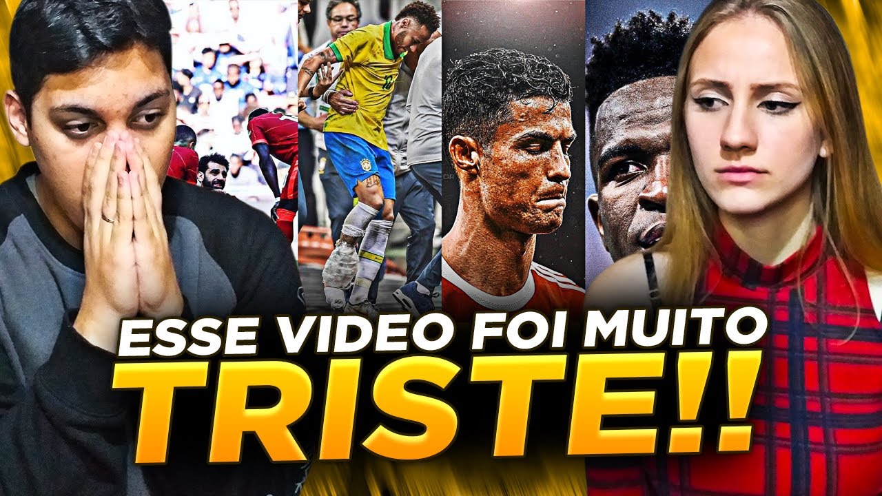 REACT EM CASAL - ÀS LESÕES MAIS TRISTE DO FUTEBOL ( reeditado) (Menino Sonhador)
