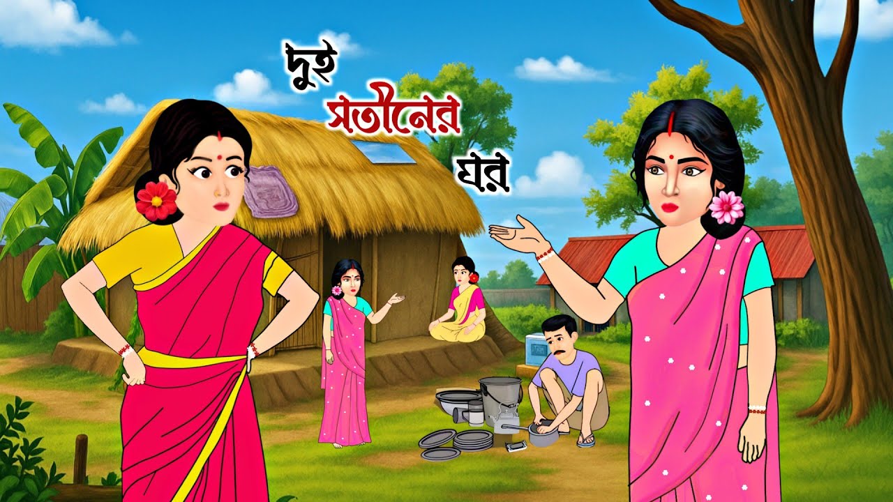 দুই সতীনের ঘর  || Bengali Moral Stories || Thakumar Jhuli